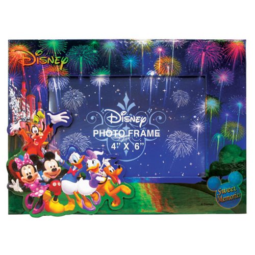 Mickey Mouse and Gang Fireworks Magnetic Photo Frame